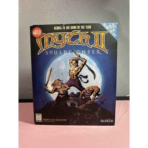Myth II: Soulblighter (Windows/Mac 1998) Open Box Sealed Game. Never Been Used - Picture 7 of 10